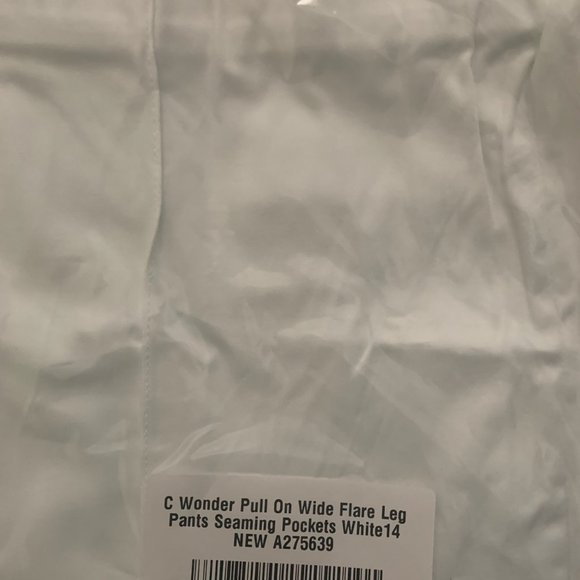 NWT C. WONDER PULL-ON WIDE FLARE‎ LEG SEAM PANTS 14 - Picture 10 of 10